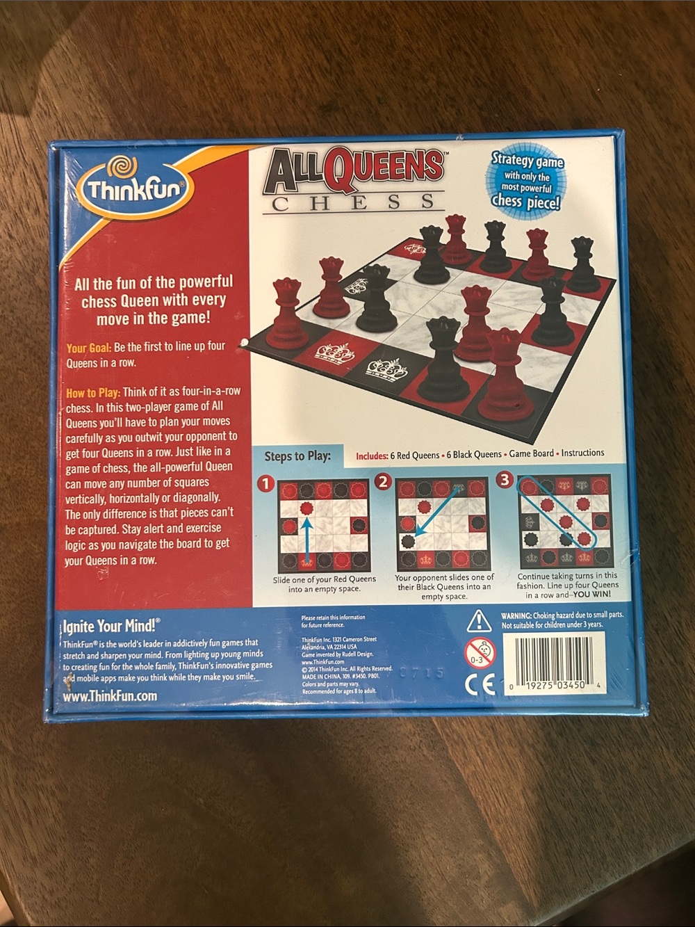 All Queens Chess Game - Thinkfun - Picture 2 of 3